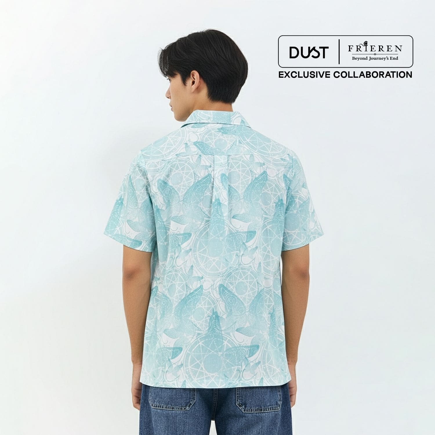 DUST Kemeja Unisex Magic Spell Abstrak Hijau (D.14312-U)