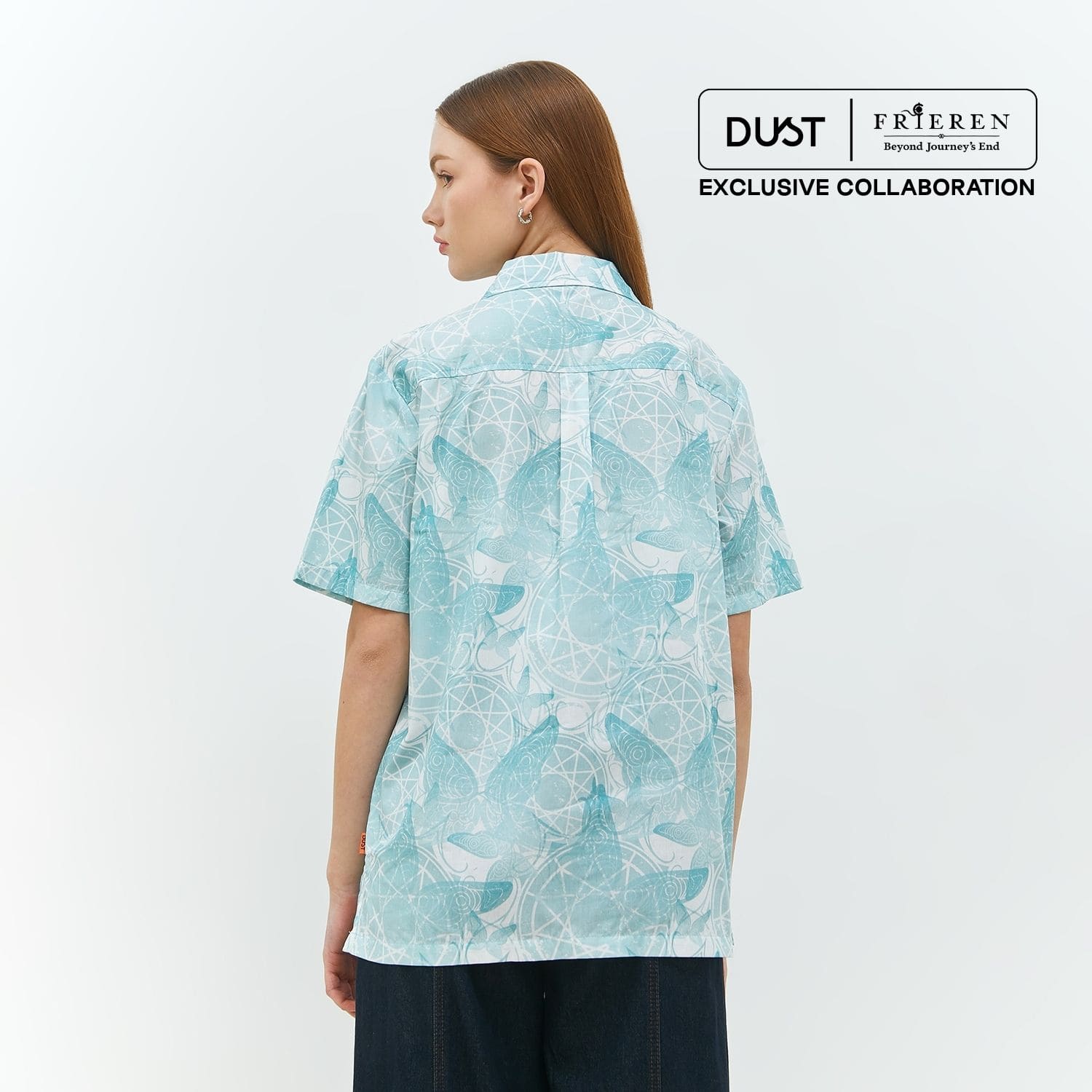DUST Kemeja Unisex Magic Spell Abstrak Hijau (D.14312-U)