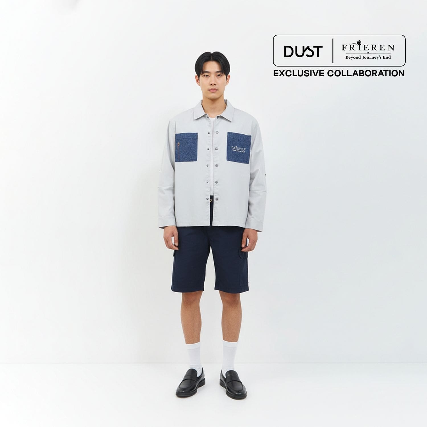 DUST Shirt Jacket Unisex Frieren TENCEL™ Abu (D.6202-U)
