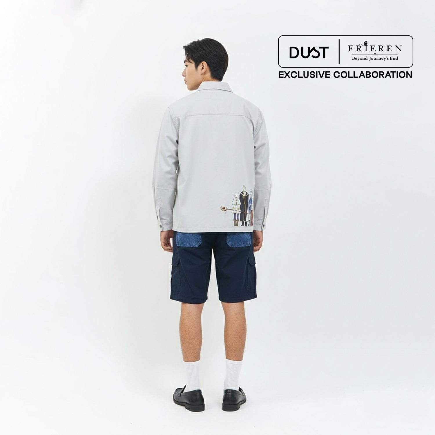 DUST Shirt Jacket Unisex Frieren TENCEL™ Abu (D.6202-U)
