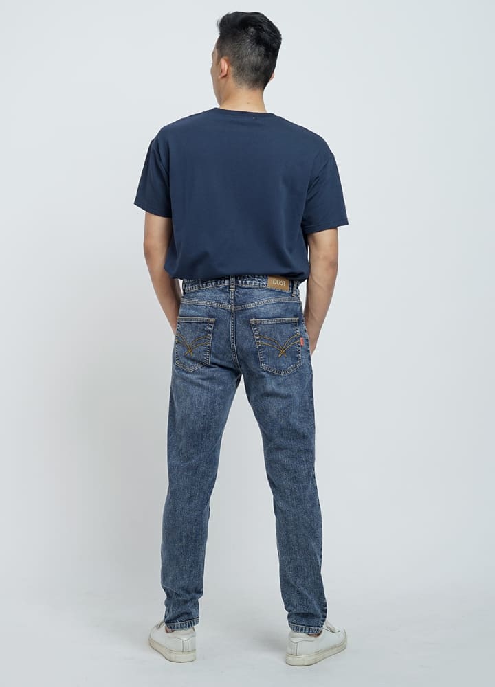 DUST Celana Slim Jeans Jekara Biru Comfease (D. 3709-DM)
