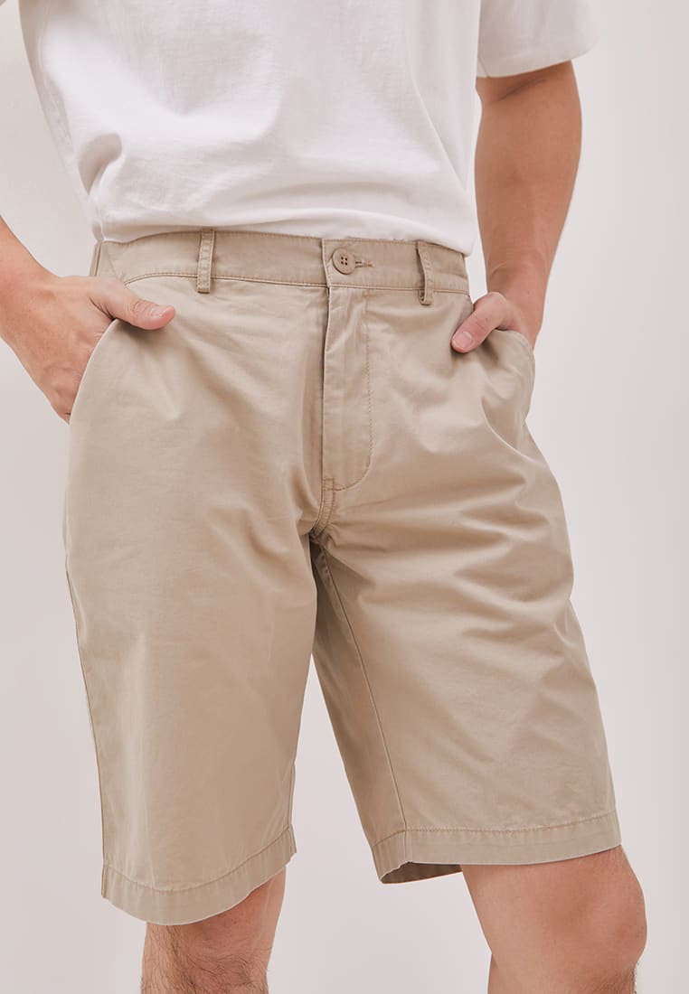DUST Celana Short Pant Oliver Cream (DM.3404)