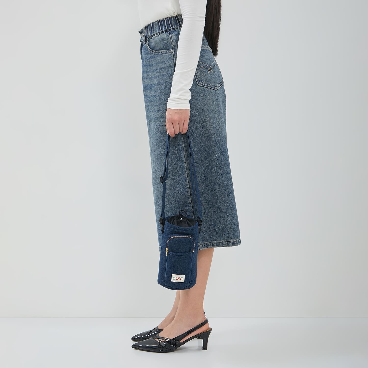 DUST Tumbler Bag Denim Nobi Medium Dark Blue (D.9176)