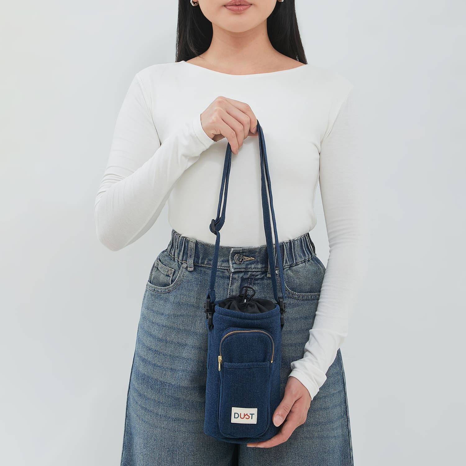 DUST Tumbler Bag Denim Nobi Medium Dark Blue (D.9176)