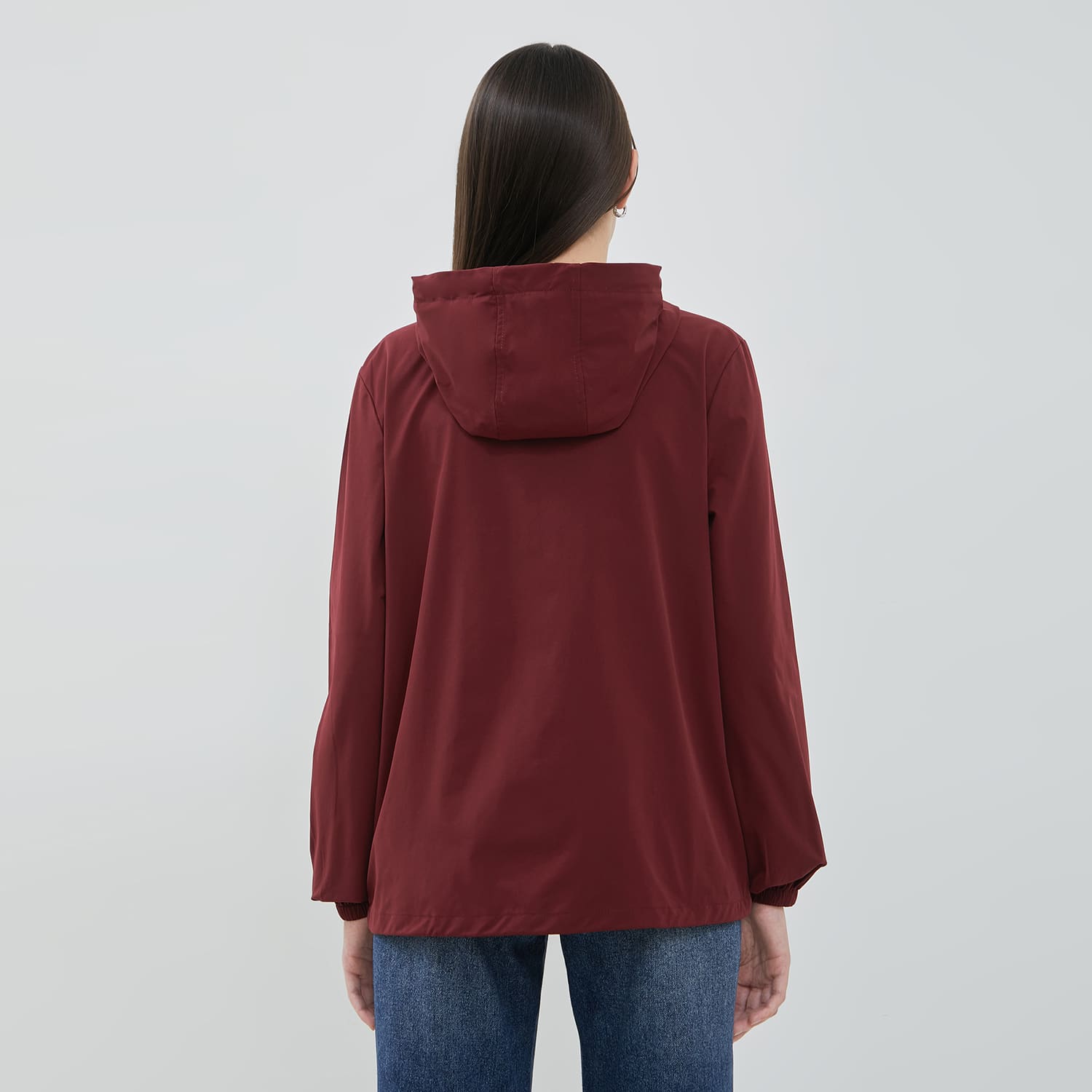 DUST Jaket Parasut Ravel Maroon (D.56186)