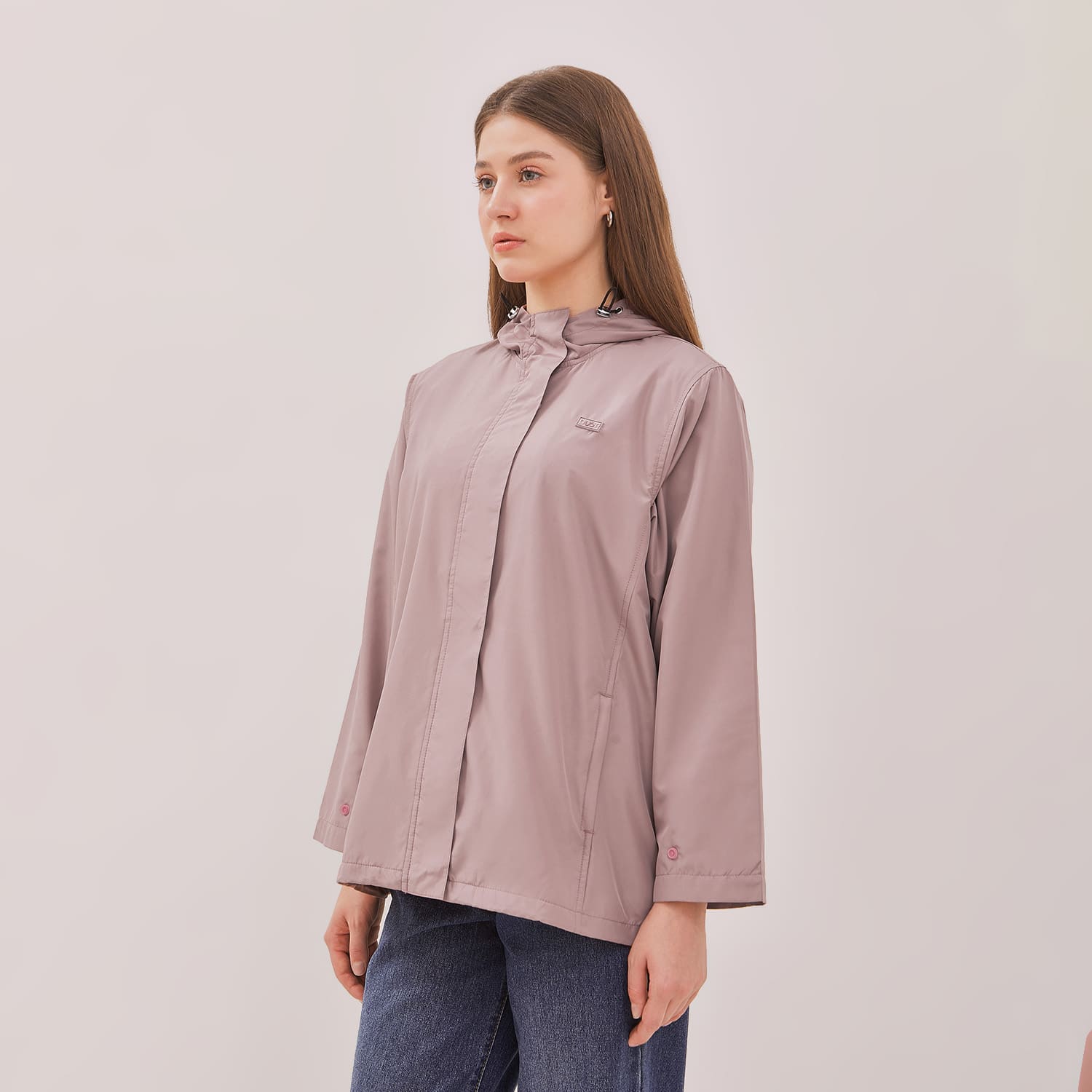 DUST Jaket Parasut Gami Pink (D.56182)