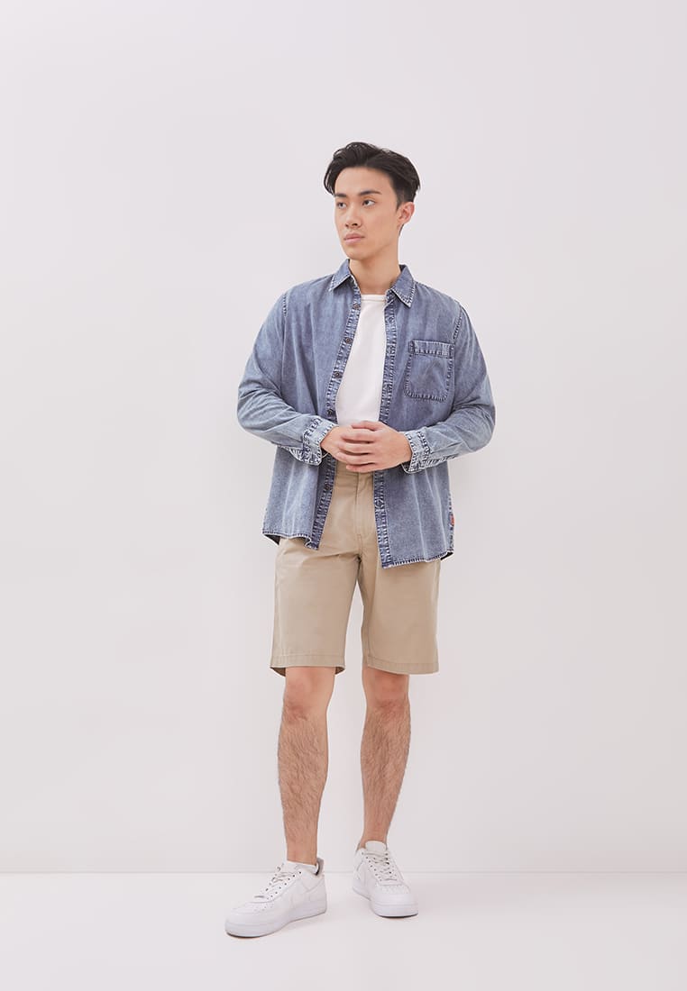 DUST Celana Short Pant Louie Khaky (DM.3403)