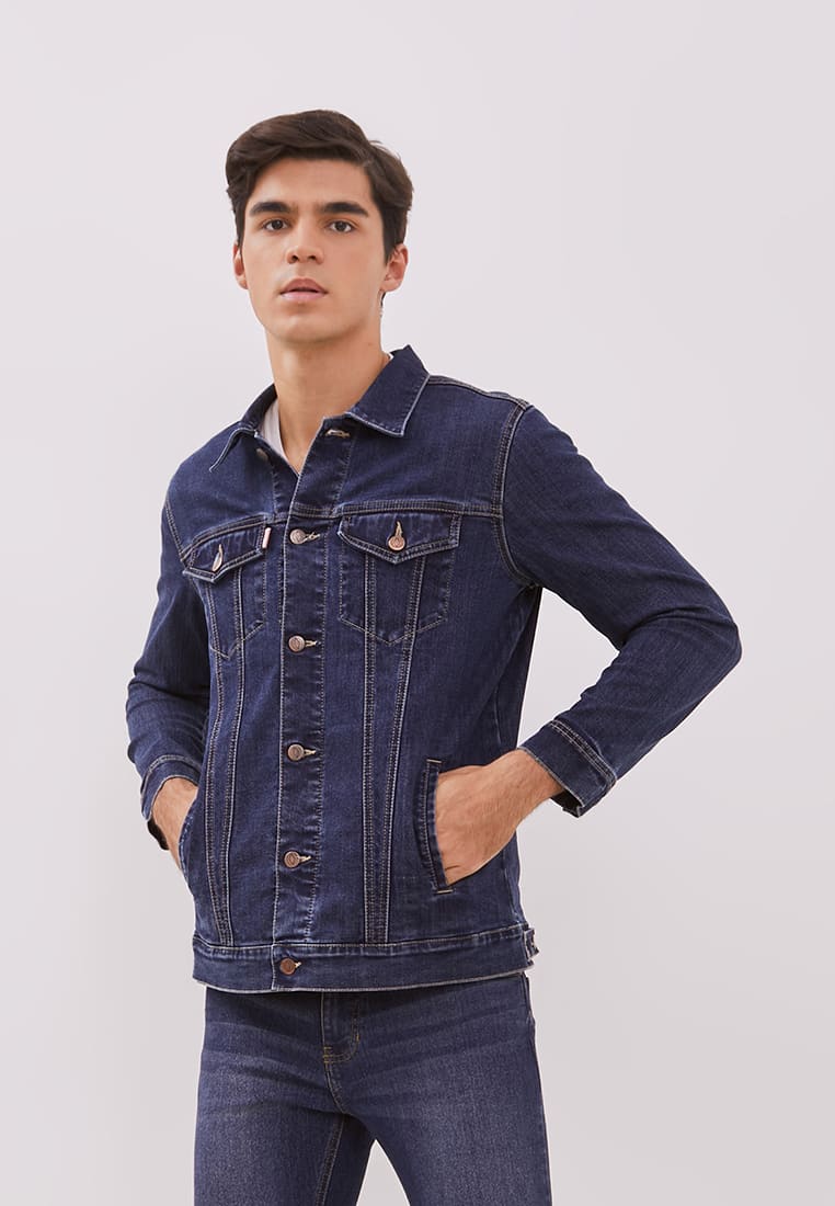 DUST Jaket Denim Danuar Blue (DM.6114)