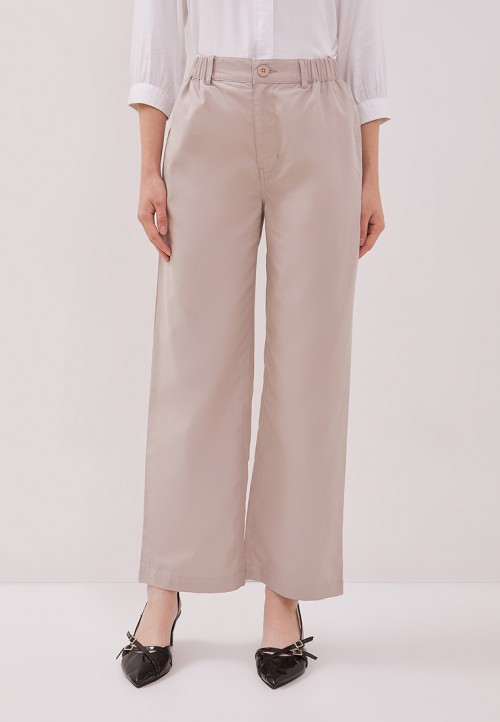 Image DUST Celana Straight Pants Aruni Cream TENCEL™ Comfease (D.39136)